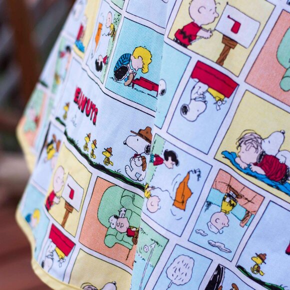 Peanuts Charlie Brown Handmade 50's Style Pin-up apron - One of a kind! - Picture 5 of 5